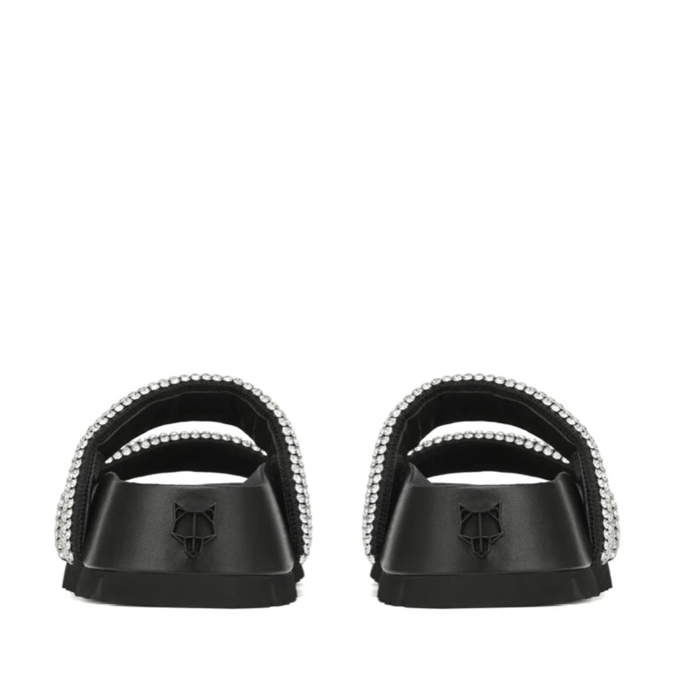 Naked Wolfe Valencia Black Diamond Nylon Slides - Picture 3 of 8